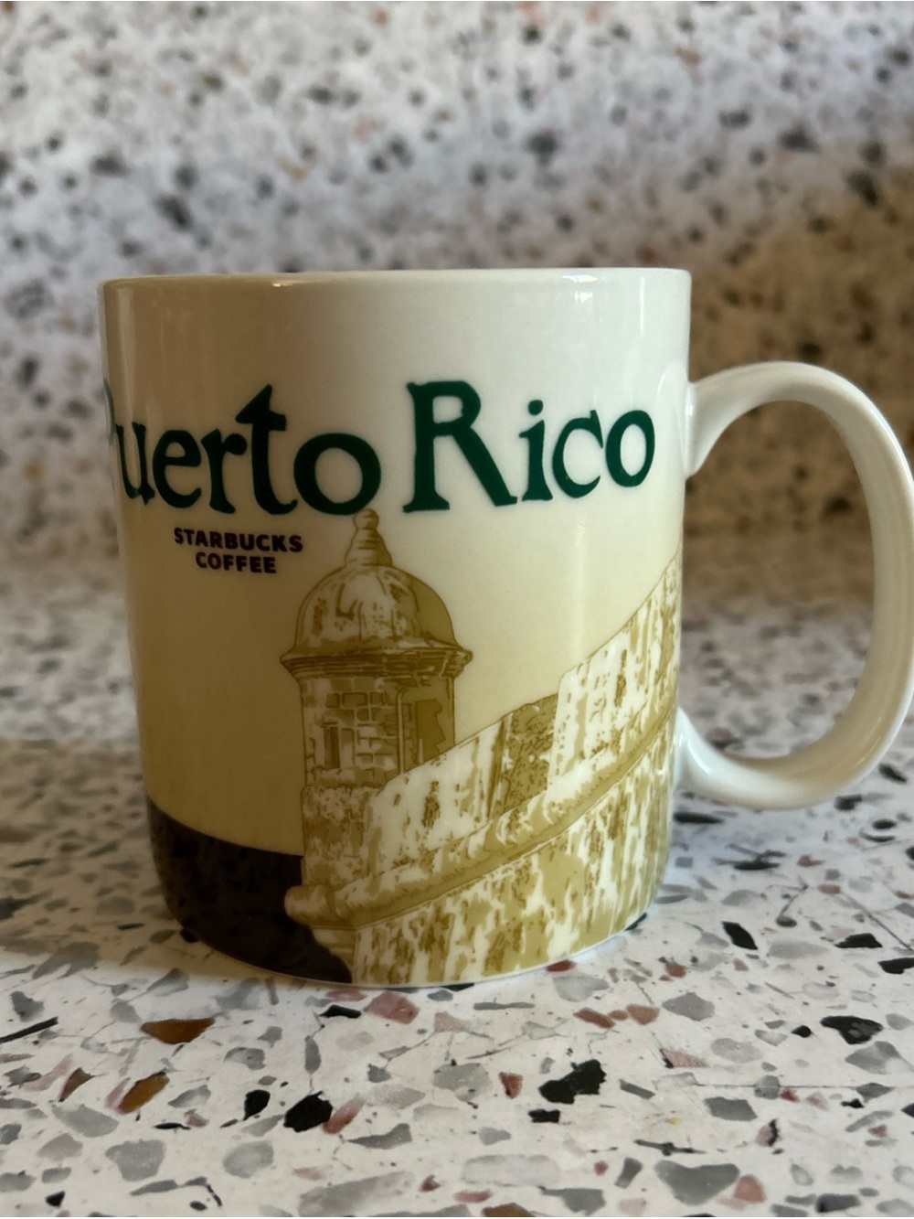 Starbucks Puerto Rico Global Icon Collector Series 16oz Coffee Tea Mug Cup EUC